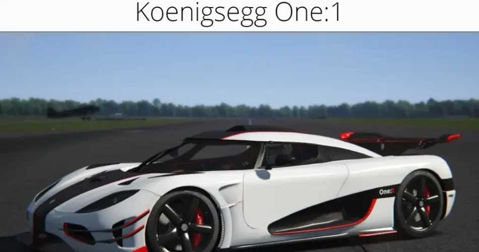Assetto Corsa- Koenigsegg One:1 Araba Modu